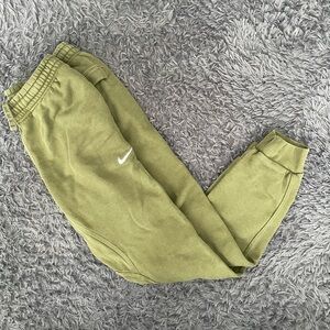 Men Size Medium Nike Olive Green Joggers Trackpants Sweatpants